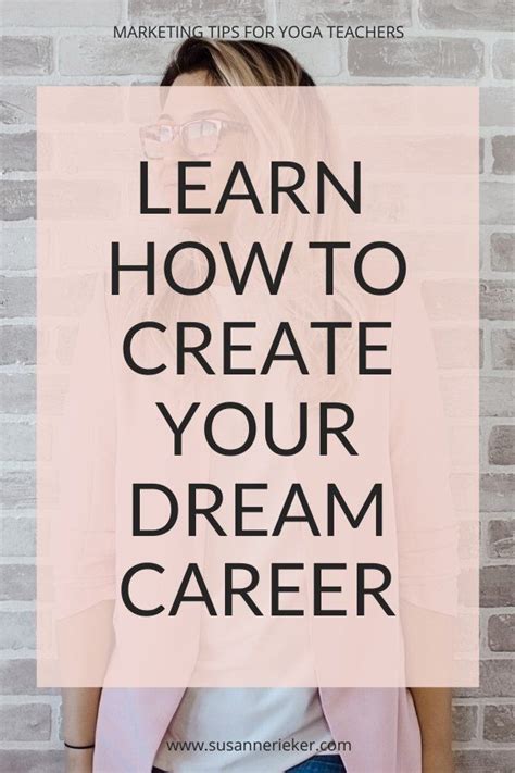 How To Create Your Dream Career With Leannah Lumauig Susanne Rieker Dream Career Job