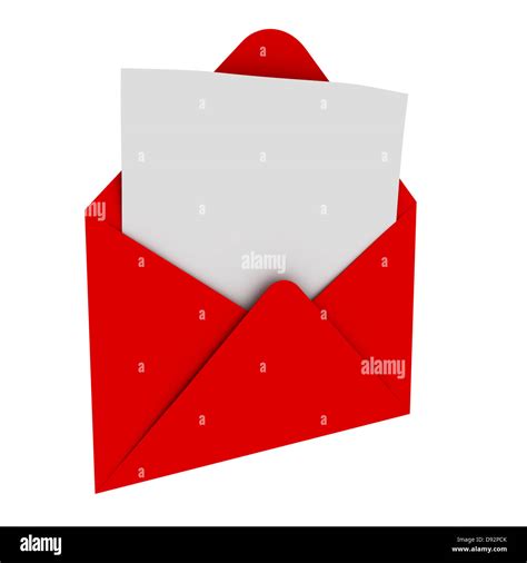 Envelope With Blank Letter Stock Photo Alamy