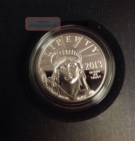 2013 W 1oz Proof Platinum American Eagle Wbox And Preamble Series