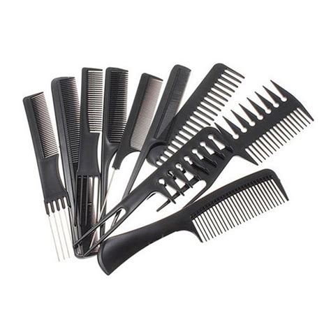 Techtongda 10 Pcs Pro Salon Hair Set Profession Hairdressing Plastic