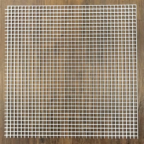 Egg crate louvre mesh vent tile 600x600mm. Egg Crate Louvre White Ventilation Suspended Ceiling Tile ...