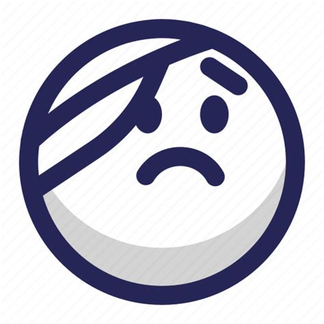Injured Injury Bandage Band Aid Hurt Emoji Emoticon Icon