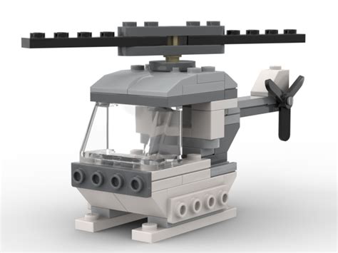 Lego Moc Mini Helicopter By Nitweiy Rebrickable Build With Lego