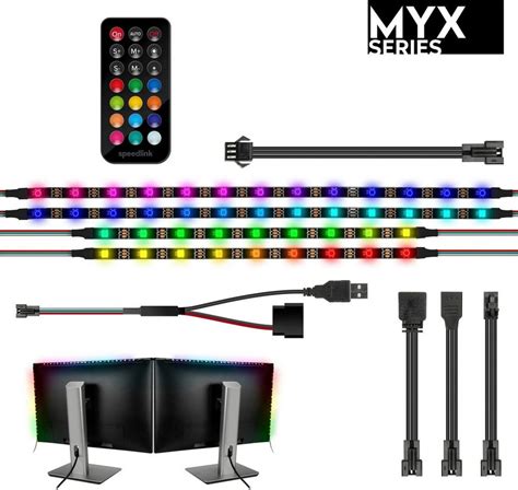 Speedlink Led Stripe Myx Led Dual Monitor Kit Unabhängige