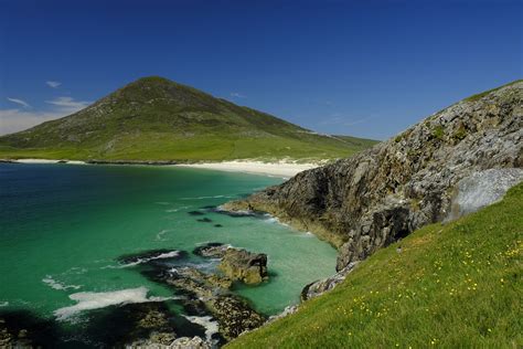 Outer Hebrides Cleabhaig Beach At The Sound Of Harris United Kingdom