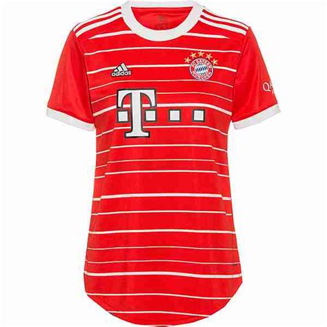 Adidas Fc Bayern München 22 23 Heim Trikot Damen Red Im Online Shop Von