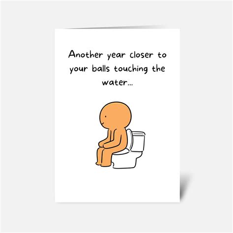 Another Year Closer To Your Balls Touching The Water Funny Etsy Australia