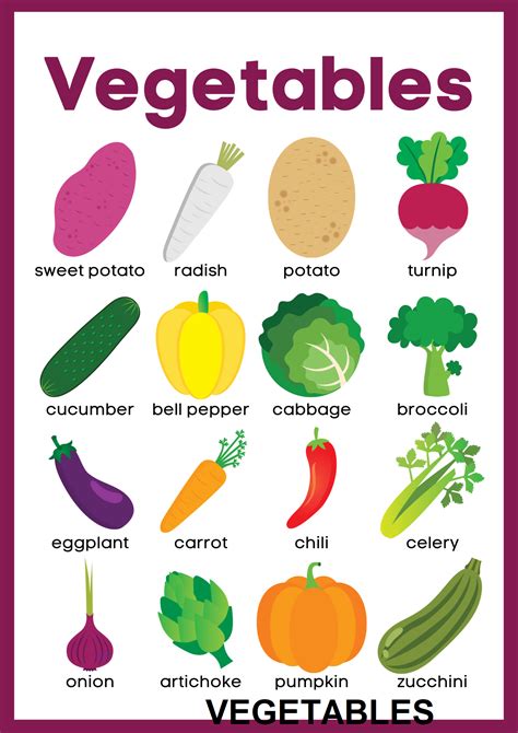 Educational Learning Materials For Kids Laminated A4 Size Chart Fruits