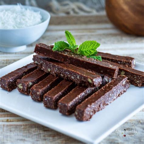 Peppermint Chocolate Sticks Recipe Vegan Paleo Living Healthy With