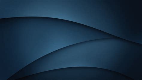 Download Wallpaper 2560x1440 Dark Blue Gradient Abstract Wave Flow