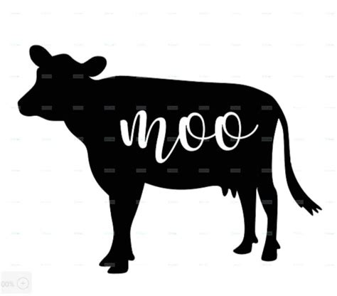 Farm Svg Files For Cricut Silhouette Moo Cow Svg Sublimation Design Cow