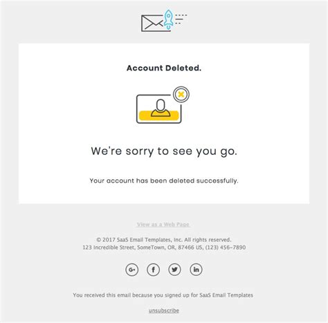Activate Account Responsive Html Email Template