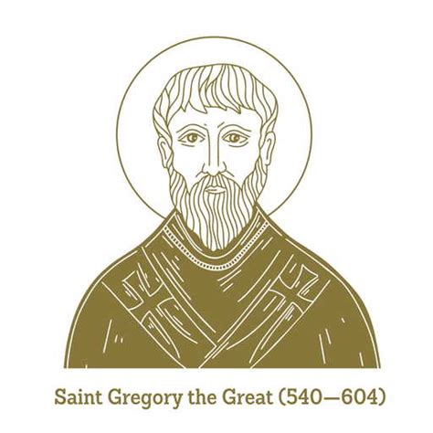 Saint Gregory The Great 540 604 Was The — Design Element — Lightstock