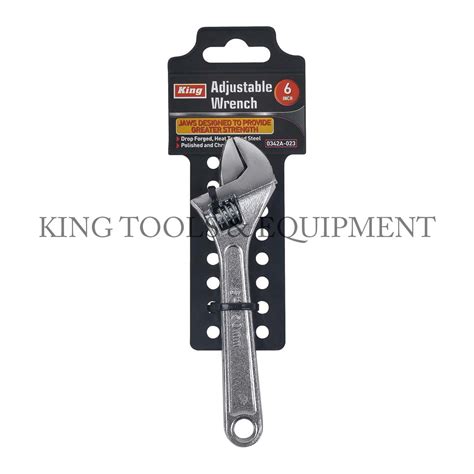 6 Adjustable Wrench 0342a 0 King Tools And Equipment