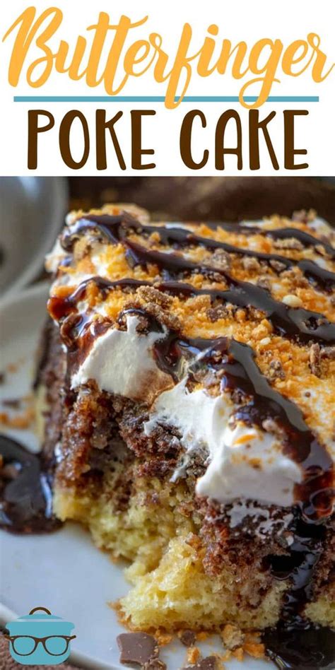 Maybe you would like to learn more about one of these? Butterfinger Poke Cake starts with a boxed marble cake mix ...