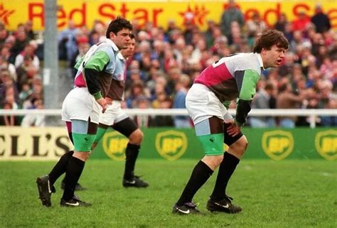 simon halliday and will carling of harlequins 1992 8663323
