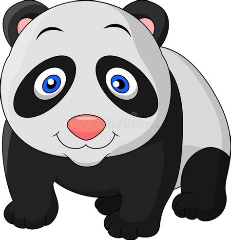 Cute Baby Panda Cartoon Stock Vector Illustration Of Artwork 30167562