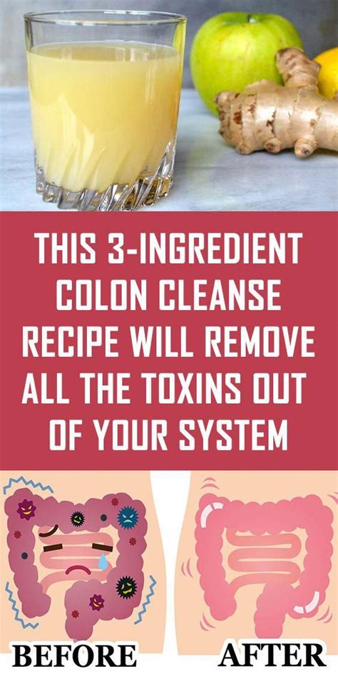 This 3 Ingredient Colon Cleanse Recipe Will Remove All The Toxins Out Of Your System Coloncle