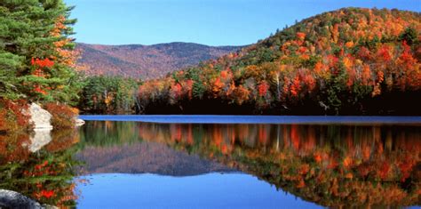 Fall Foliage In The Lakes Region Of New Hampshire