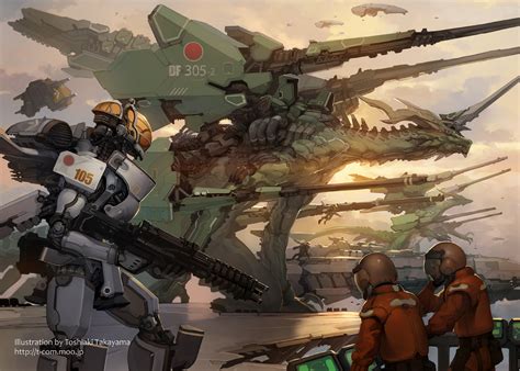 Wallpaper Robot Mecha Fight Mech War Fantasy Art Concept Art