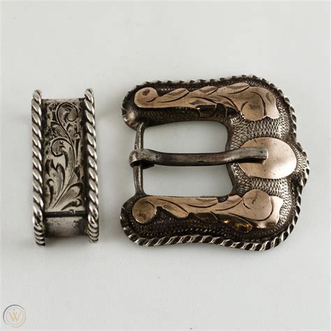 Mexican Silver Belt Buckles 1892388402