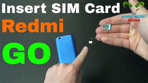 Xiaomi Redmi Go Insert The SIM Card YouTube