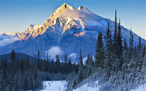 Free Download Snowy Mountain Wallpaper 1280x800 For Your Desktop