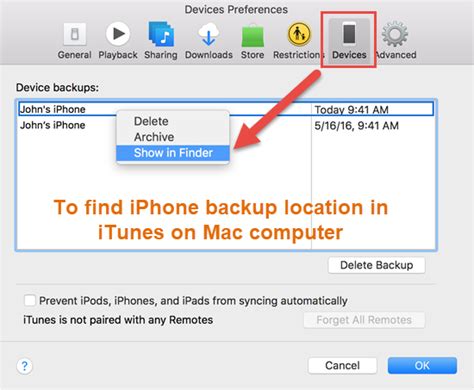 How to change itunes backup location and save space for c disk? Where to Find iPhone Backup Location in iTunes on Mac or PC