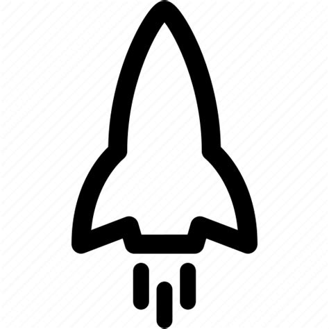 Launch Quick Rocket Space Spaceship Start Icon