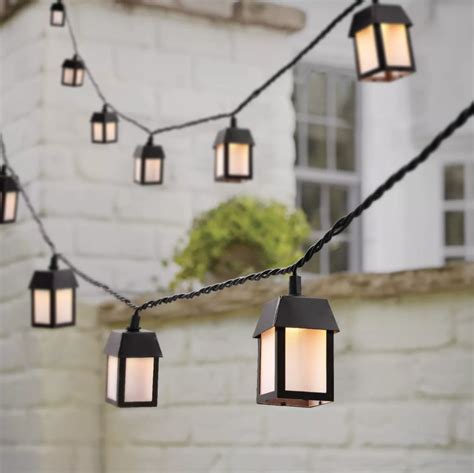 Outdoor Lantern String Lights Led Solar Lantern String Lights Outdoor