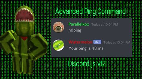 How To Make An Advanced Ping Command Discordjs V12 Youtube