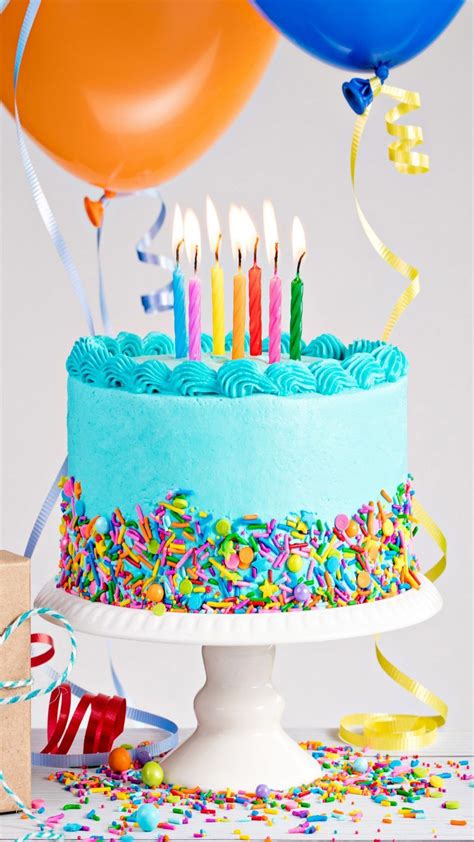 Birthday Cake Balloon T 4k Ultra Hd Mobile Wallpaper Happy