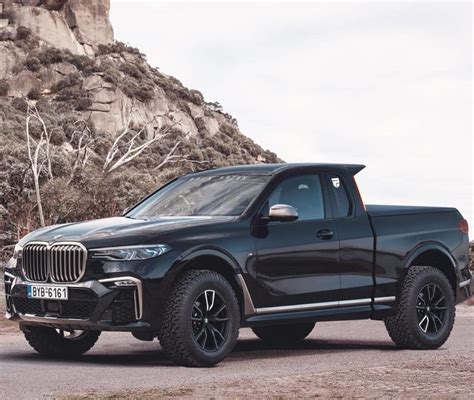 Bmw X7 Gets Rendered Based On The One Off Model Bmw X7 Pickup Trucks