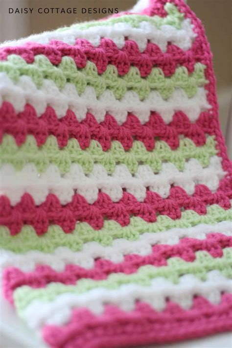 Crochet Blanket Granny Stripe Throw Granny Stripe Afghan Granny