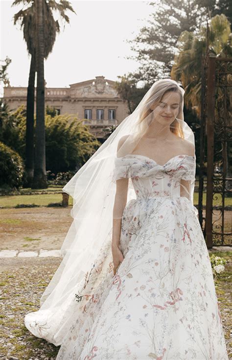 13 Floral Wedding Dresses That Are Anything But Traditional White By Bride And Blossom Nyc S
