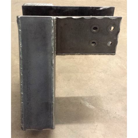 Models are available for attaching to existing hardened concrete, wet concrete, as well as wood. Post Bracket Bottoms and Tops | Cutting Edge Metals Inc.