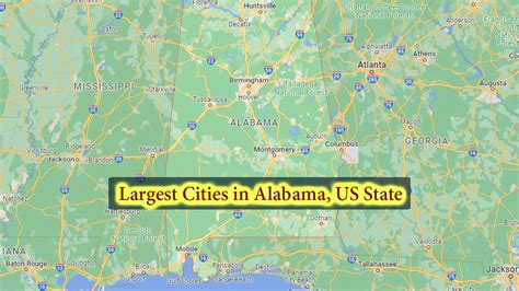 Top 20 Largest Cities In Alabama Us State Capital List Of Al