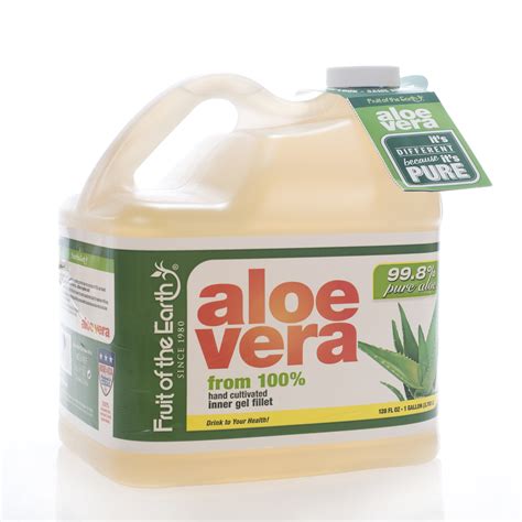 This fruit of the earth gel provides effective relief from sunburn, minor burns, skin irritations, insect bites, chafing, itching and dry skin. Fruit Of The Earth Aloe Vera Juice With 99.8% Aloe | eBay