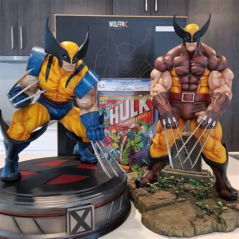 Wolverine Yellow Vs Brown Custom Statue 14 Scale Danny Joyce