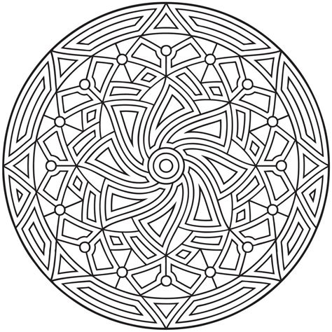 Free Printable Geometric Coloring Pages For Kids