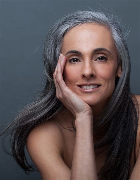 I highly recommend checking her out for daily inspiration no matter where you are in your gray. Claudine Penedo Grey hair model representation: CESD Grey ...