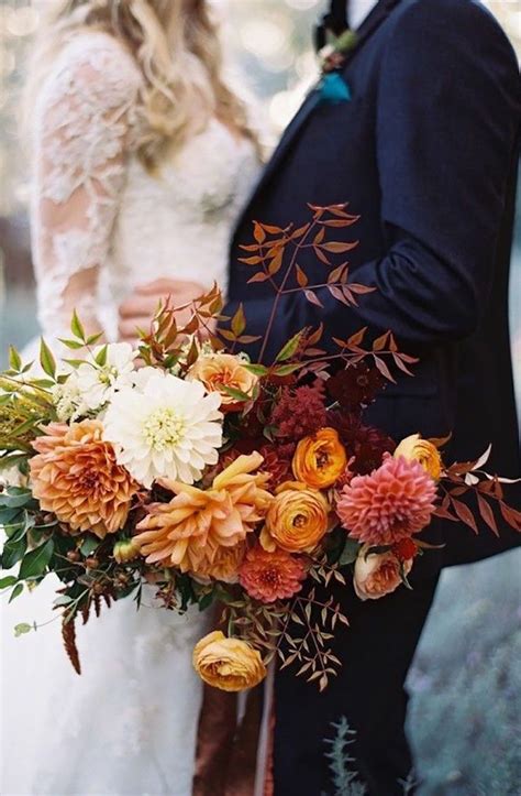 5 Wedding Color Combinations For Fall 2017 By Bride