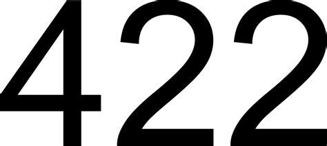 422 — четыреста двадцать два натуральное четное число в ряду