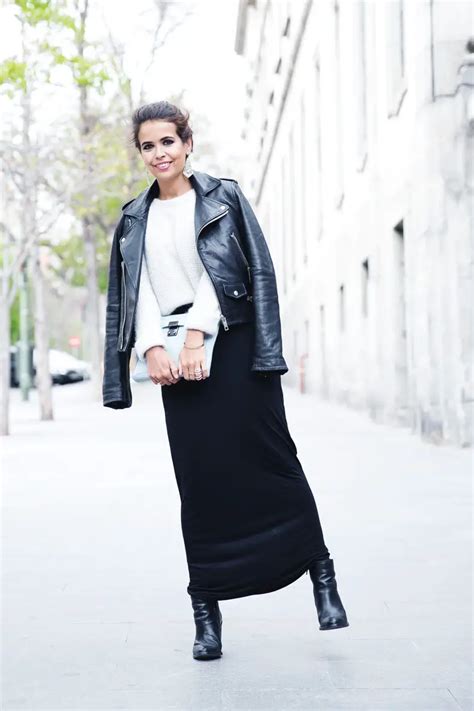 outfit con falda negra 20 looks para inspirarte