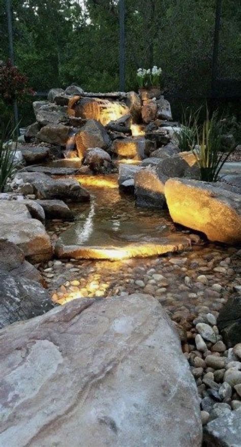 Tranquil Oasis 30 Backyard Pond Waterfall Ideas To Create A Serene Escape