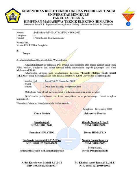 Ibu kepala bagian informasi dari : Contoh Surat Izin Kegiatan Ke Kepala Desa - Aneka Macam Contoh