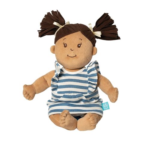 Baby Stella Beige Doll With Brown Pigtails Manhattan Toy