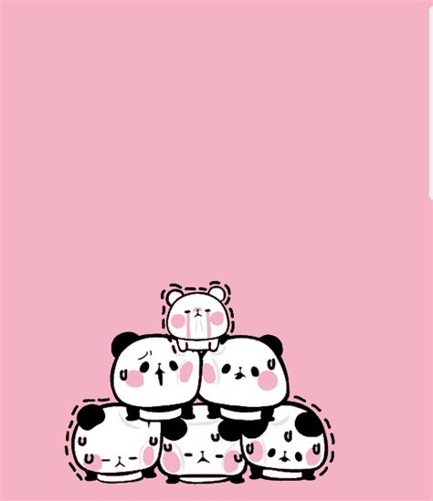 Kawaii Panda Cute  Wallpaper Line Creators Stickers Baby Panda 3