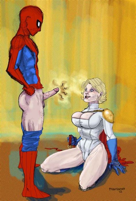 Spider Man Marvel Blowjob Power Girl Xxx Cartoon Gallery