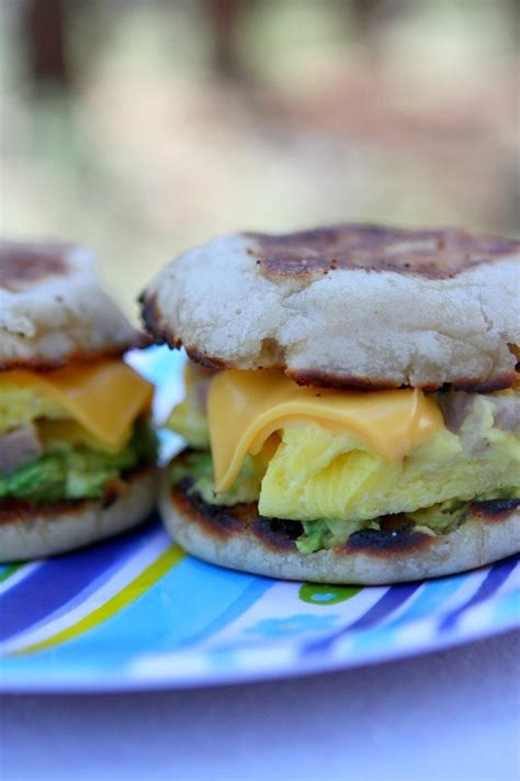 They're fast to make and ingredients can be changed for personal customization. Camping Breakfast Sandwiches - Recipe Girl